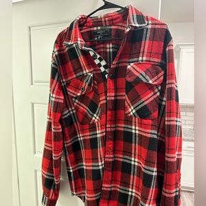 Forever 21 flannel. Really cool for fall spring days with jeans